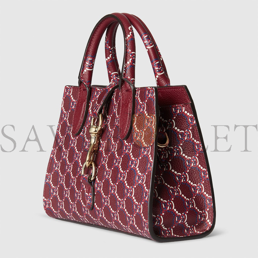 GUCCI SMALL TOTE BAG WITH GG SHADOW 795349 (24*17*8cm)